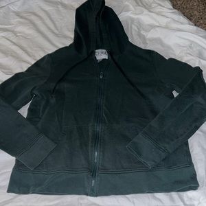 Victoria Sport Hunter Green Size large Zip Up Hoodie.